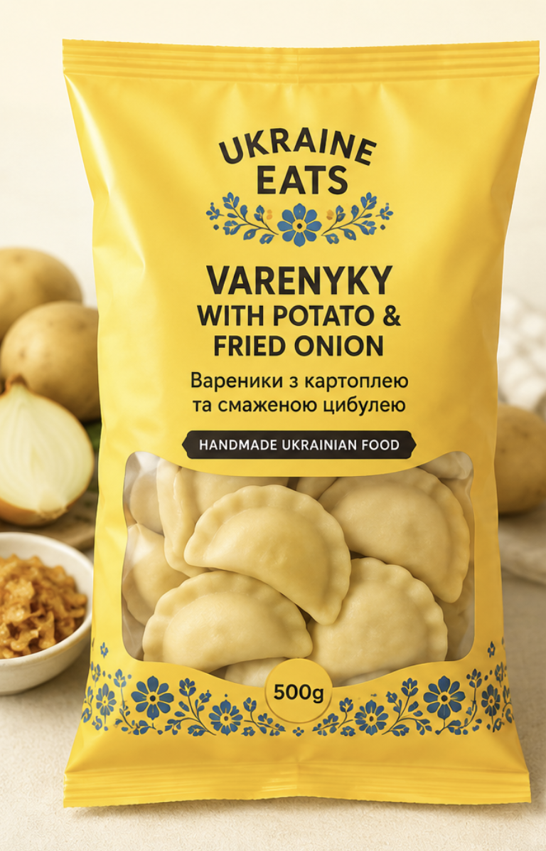 Varenyky with Potato & Fried Onion 500g