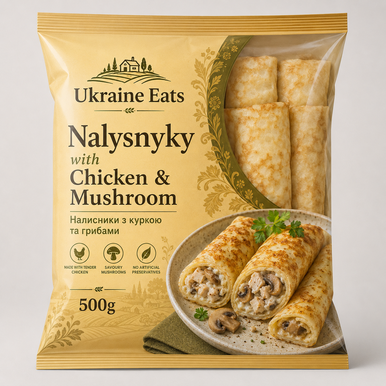 Nalysnyky with Chicken & Mushroom 500g