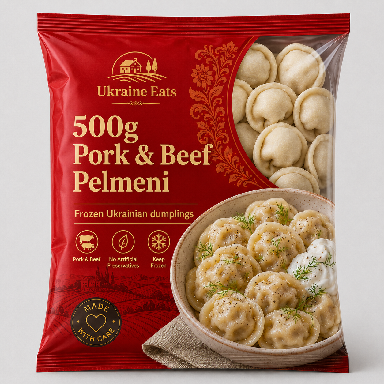 Pork & Beef Pelmeni