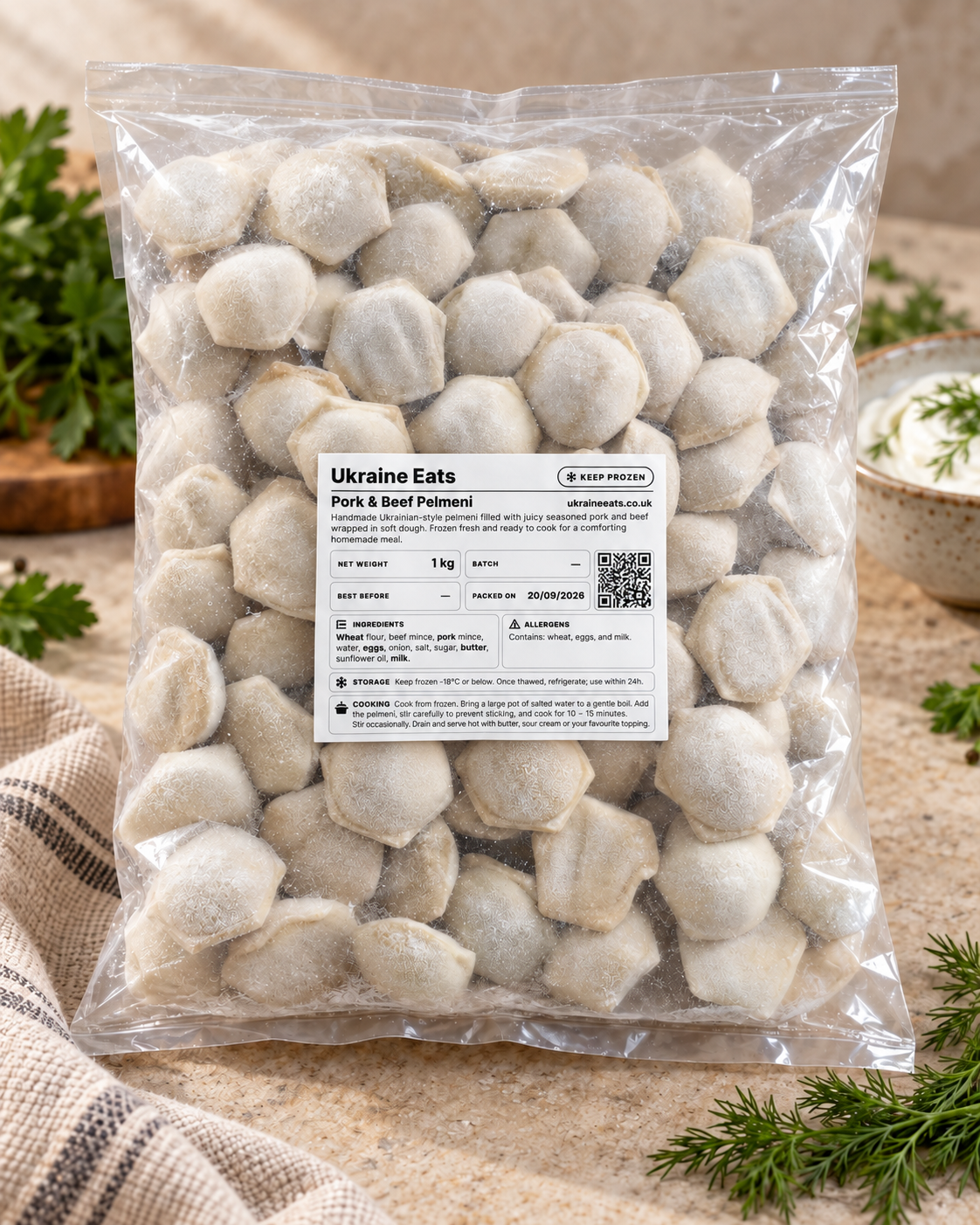 Pork & Beef Pelmeni